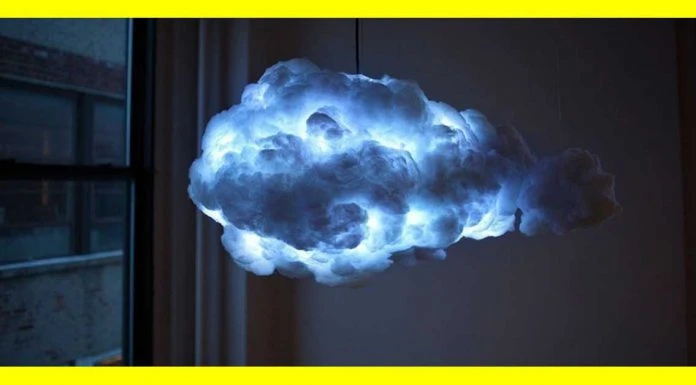 Lampara nube de pared